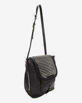Thumbnail for your product : Barbara Bui Studded Flap Shoulder Bag: Black