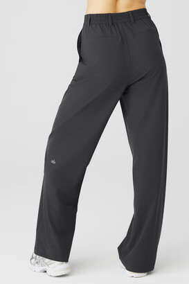 Alo Yoga High-Waist Pursuit Trouser in Black, Size: Small