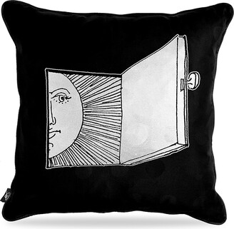 Fornasetti Solingo Graphic Sun-Print Cushion