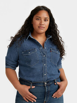 Levi's Essential Western Denim Shirt (Plus Size) - Women's - Going Steady -  ShopStyle