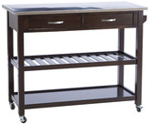 Thumbnail for your product : Castleton Home Kitchen Island with Stainless Steel Top