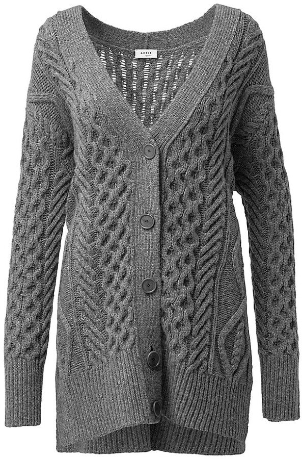 Long Cable Knit Cardigan | Shop the world's largest collection of 