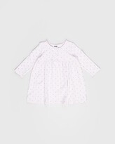 Thumbnail for your product : Cotton On Baby - Girl's Pink Long Sleeve Dresses - Molly Long Sleeve Dress - Babies - Size 6-12 months at The Iconic