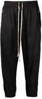 Thumbnail for your product : Rick Owens Cropped Drawstring Trousers