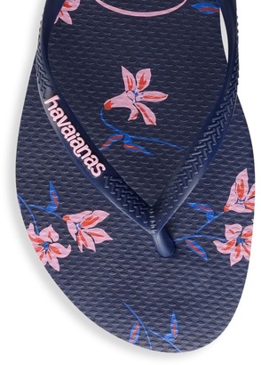 Havaianas Slim Floral Flip Flops