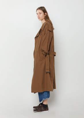 Y's Soft Cotton Trench Coat Brown Size: JP 1
