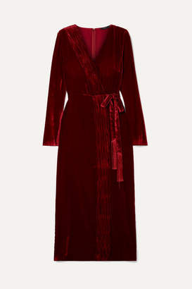 rachel zoe aly velvet dress
