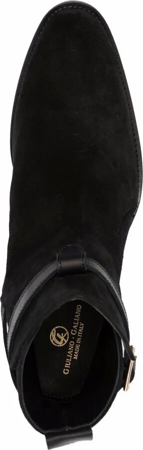 Buckled Strap Ankle Boots - Image 4