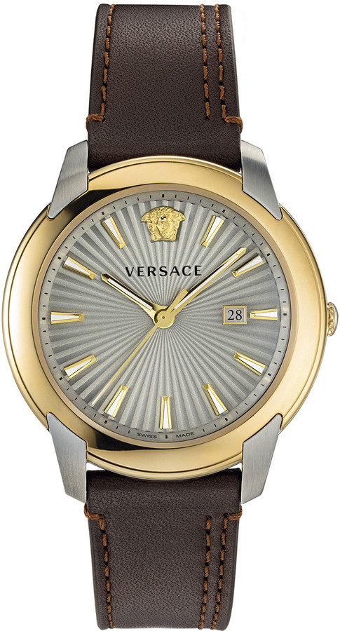 versace navy glaze watch