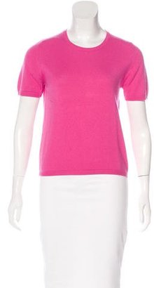 Malo Cashmere Short Sleeve Top