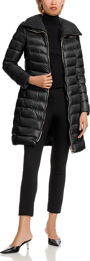 Herno Iconico Elisa Knit Nylon Ultralight Coat