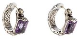 Thumbnail for your product : John Hardy Two-Tone Amethyst Hoop Earrings