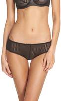 Thumbnail for your product : LES GIRLS LES BOYS Shiny Stripe Hipster Panties