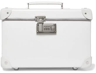 Globe-trotter Pearl 13" Leather-trimmed Fiberboard Vanity Case - White