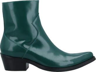 Calvin Klein Jeans Alden Ankle Boots Emerald Green - ShopStyle