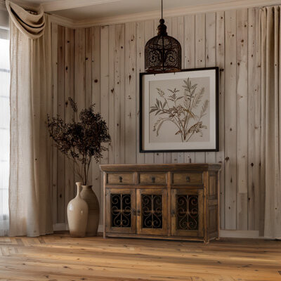 Artesano Home Decor Handmade 54" Wide - 3 Drawer Rustic Wood Sideboard