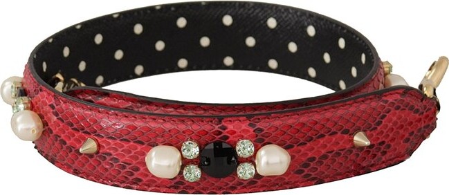 Dolce & Gabbana Leather Bag Strap