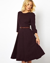 Thumbnail for your product : ASOS Midi Dress With Belt