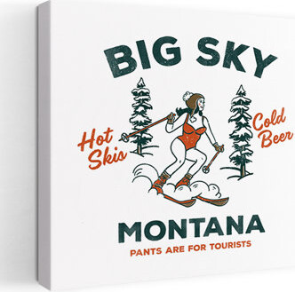 Highland Dunes Contemporary Art Retro Vintage Art