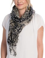 Thumbnail for your product : La Fiorentina Lightweight Animal Mix-Up Scarf - Mercerized Wool (For Women)