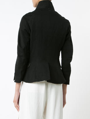 A Diciannoveventitre high neck fitted jacket