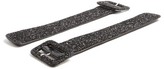 Thumbnail for your product : ATTICO Glitter-embellished Ankle Straps - Black