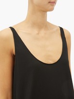 Thumbnail for your product : Raey Skinny-strap Cotton-jersey Dress - Black