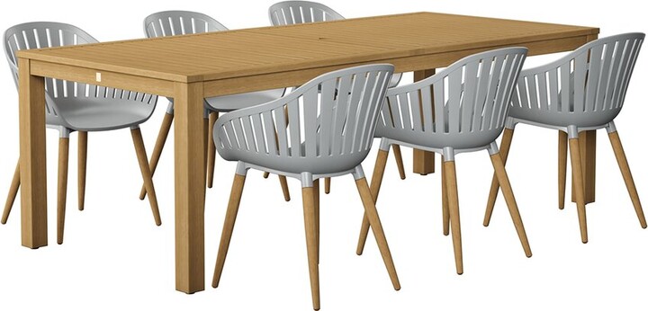 Amazonia 7Pc Rectangular Patio Dining Set