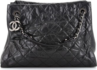Chanel CC Crave Shoulder Bag Quilted Glazed Caviar Medium - ShopStyle
