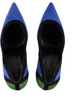 Thumbnail for your product : Gucci Brooke Colour Block Suede Pumps