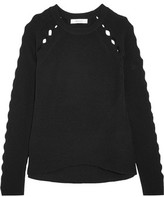 Thumbnail for your product : Milly Cutout Wool Sweater