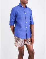 Thumbnail for your product : Frescobol Carioca Regular-fit linen shirt