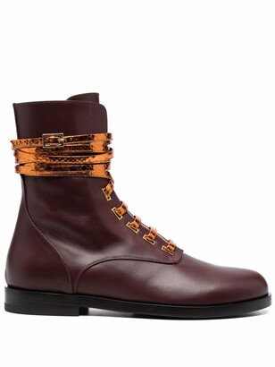 Giannico Hailey lace-up boots