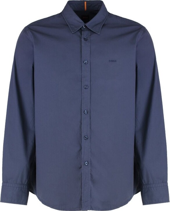 Boss Hugo Boss Regular-Fit Stretch Poplin Shirt