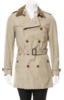 Burberry Check-Lined Trench Coat