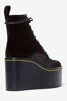 Thumbnail for your product : Nasty Gal Jeffrey Campbell Commando Velvet Boot