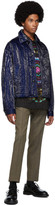 Thumbnail for your product : Dries Van Noten Blue Quilted Jacket