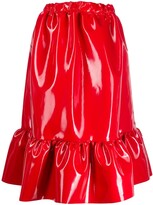 Thumbnail for your product : COMME DES GARÇONS GIRL Peplum Flared Midi Skirt