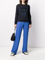 Thumbnail for your product : Emporio Armani Low-Waist Crepe Trousers