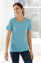 Thumbnail for your product : J. Jill Perfect pima cotton short-sleeve tee