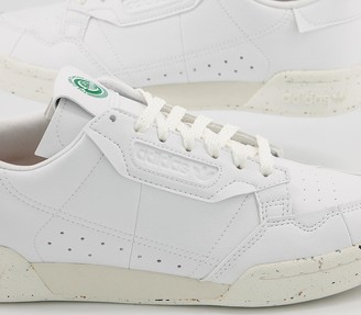 adidas Continental 80s 'Clean Classics' Trainers White Off White Green Sustainable