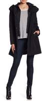 Thumbnail for your product : Laundry by Shelli Segal Hooded Smocked Waist Coat