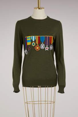 Stella Jean Virgin wool medal sweater