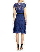 Thumbnail for your product : Rebecca Taylor Short-Sleeve Lace Dress