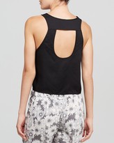 Thumbnail for your product : Kensie Open Back Crop Tank