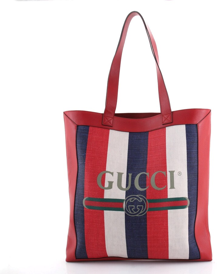 gucci canvas tote