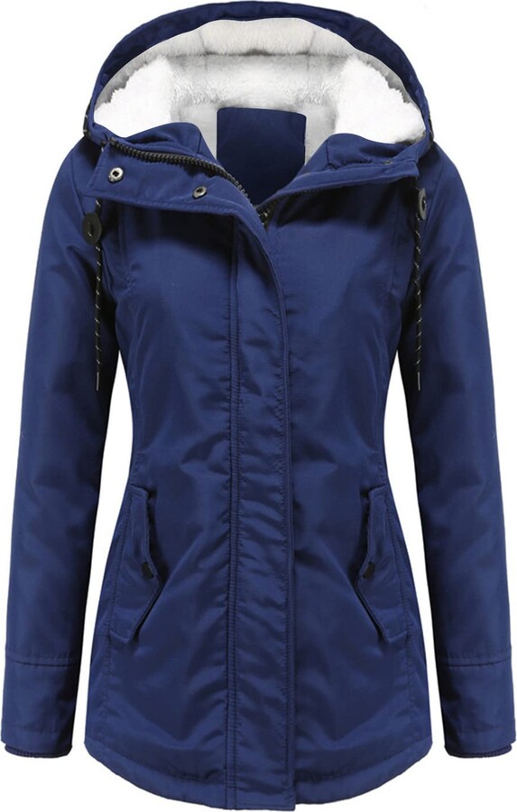 Fulidngzg Women's Long Elegant Winter Coat with Hood Long Quilted