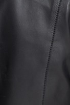 Thumbnail for your product : Halogen Tiered Hem Leather Moto Jacket