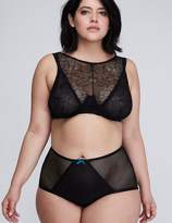 Thumbnail for your product : Lane Bryant Lace High-Neck Unlined Balconette Bra