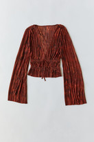 Thumbnail for your product : Urban Outfitters Cartia Plisse Surplice Top